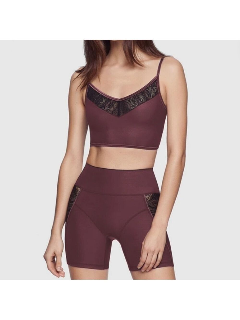 Kiki De Montparnasse Burgundy Bralette